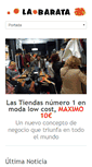 Mobile Screenshot of labaratatienda.com